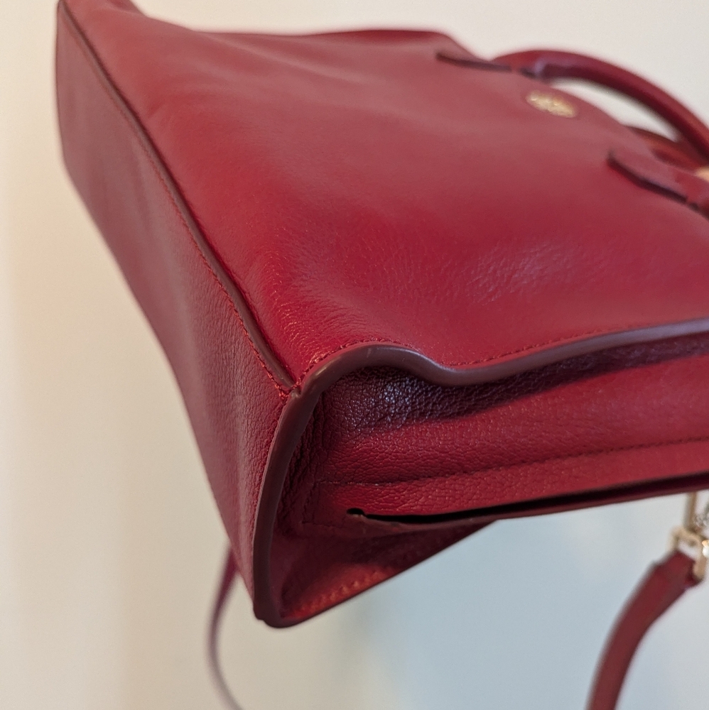 Tory Burch red Brody tote crossbody - Picture 14 of 15